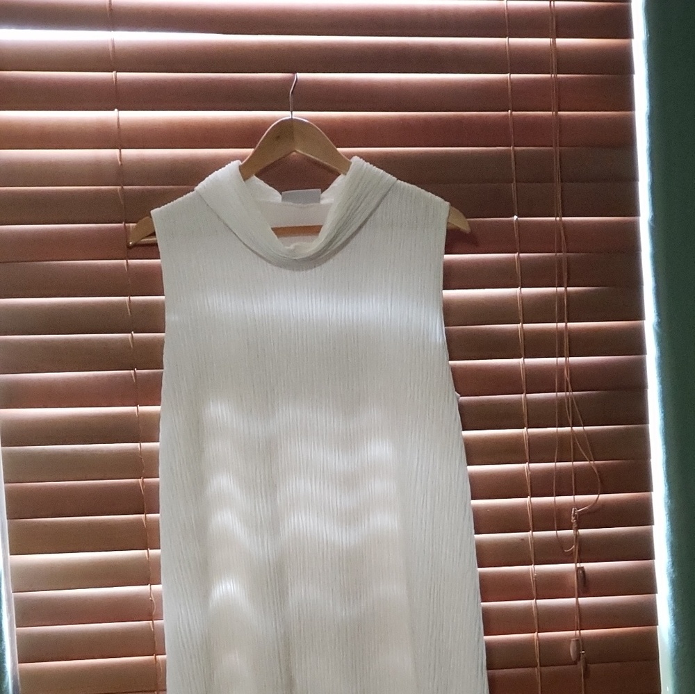 Ivory Ridged Dress